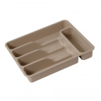 Лоток для столовых приборов широкий (латте)