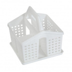 Подставка под столовые приборы "Лофт" 150х160х160 (белый)