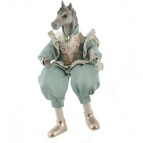 Игрушка набивная сидя "Лошадь" (муж), L16 W14 H43 см (полка 23 см.)