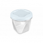 Банка с завинчивающейся крышкой "Тондо" 1,5л светло-голубая С288СГЛ