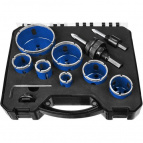 набор алмазных коронок с оснасткой 7 шт, (d 20/25/32/35/40/50/68 мм) (29870-H7)