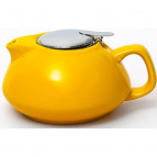 ФЕЛИЧИТА, чайник 750мл с фильтром, ГЛАЗУРЬ, желтный, цветная упаковка