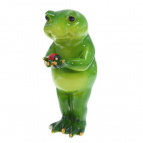 Фигурка декоративная "Лягушка", L4 W5 H9,5 см