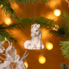 ПОДВЕСКА НА ЁЛКУ "ЛОШАДКА" 4,5*2,5*7  СМ