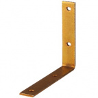 Уголок мебельный узкий УМ-4.0, 125х125х20 х 4мм, желтый цинк, ЗУБР