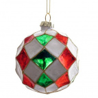 Украшение новогоднее "Шар", L8 W8 H10 см