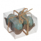 Изделие декоративное "Яйцо", набор из 4-х шт., L10 W10 H7 см