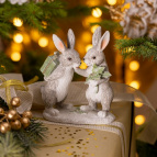 СТАТУЭТКА "КРОЛИКИ" 10,5Х6Х13 СМ