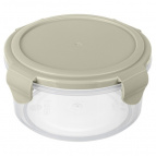 КОНТЕЙНЕР ДЛЯ ПРОДУКТОВ ГЕРМЕТИЧНЫЙ "SMART LOCK" КРУГЛЫЙ 0,55Л (Светло-серый)