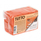 Губка для мытья посуды, 8*6*2,5 см, 5 шт, оранжевые Tutto 