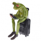 Фигурка декоративная "Лягушка", L6 W8,5 H14 см