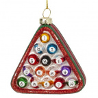 Украшение новогоднее "Бильярд", L8 W3 H9 см