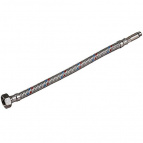 Подводка гибкая ЗУБР для воды, к смесителям, оплетка из нержавеющей стали, удлиненная, г/ш 0,4м