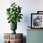 5140-079 Кашпо Keli Mika Petit Eco Wood d13,7 h20,5 1,7л малахит (malachite)