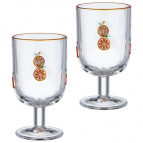 НАБОР БОКАЛОВ ДЛЯ ВИНА "FRUITY ORANGE" ИЗ 2 ШТ. 350 МЛ