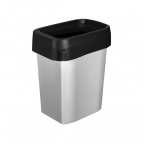 КОНТЕЙНЕР ДЛЯ МУСОРА "METAL BIN PRO" 25Л (Черный)