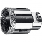 ЗУБР АВК вакуумная алмазная коронка, d 40 мм, (М14, 15 мм кромка) (29865-40)