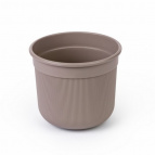 Горшок цв."Сканди" 2л (с дренажной вставкой)(какао)