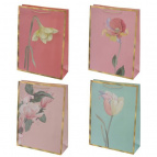 Пакет подарочный (бумага 210г/м2, блок микс 12шт), L31 W12 H42 см, 4в.