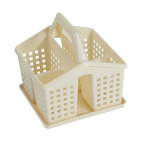 Подставка под столовые приборы "Лофт" 150х160х160 (слон.кость)