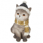 Фигурка декоративная "Котёнок", L9,5 W11,5 H17 см