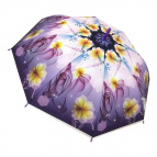 Зонт "Цветы" (полуавтомат) D95см