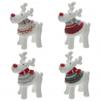 Фигурка декоративная "Олень", L5,5 W3,5 H7,5 см, 4в.