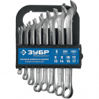 8 шт, 6 - 17 мм, набор комбинированных гаечных ключей, Профессионал (27088-H8)