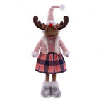 Игрушка набивная "Олень", L26 W17 H75 см, разм.полк. Lп26 Wп17 Hп61 см