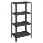Этажерка VIKEA 4-х ярусная (черный)