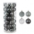 Набор из 35шт Украшение новогоднее "Шар", D 6 см, L16 W16 H36 см