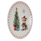 Тарелка "Новогодний подарок", L15 W15 H1,5 см