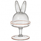 БЛЮДО НА НОЖКЕ С КРЫШКОЙ "СЕМЕЙСТВО КРОЛИКОВ/RABBIT FAMILY" 12*12*23,5 СМ