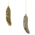 Украшение новогоднее "Волшебное перышко", L4 W2,4 H16 см, 2в.