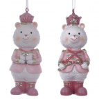 Фигурка декоративная подвесная "Медвежонок",  L3,5 W3,5 H10,5 см, 2в.