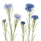 Цветок искусственный "Василек", L7 W7 H68 см, 2в.