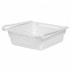 Органайзер "Лофт" для холодильника раздвижной (белый)