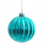 Украшение новогоднее "Шар", L8 W8 H9 см   Стеклянный
