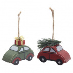 Изделие декоративное подвесное "Машина", L8 W4 H7 см, 2в.