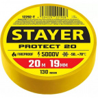 STAYER Protect-20 желтая изолента ПВХ, 20м х 19мм