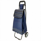 Тележка багажная DT-120  синий ; МЕТАЛ. колеса, 50 кг