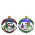 Фигурка декоративная "Рождество" (4 мелодии, подсветка, движение, 3xAA, не прилаг., USB), L17 W15 H1