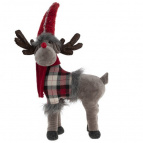 Игрушка набивная "Олень", L34 W16 H59 см (в полку L34 W16 H37 см)