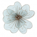 Цветок искусственный "Магнолия" (на клипсе), L17 W17 H8 см