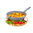 Сковорода глубокая 28 см ГАРМОНИЯ ВКУСА без крышки, н/р, 50*29*12 см