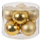 Набор из 8шт Украшение новогоднее "Шар", D 10 см, L24 W24 H18,5 см
