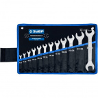 12 шт, 6 - 32 мм, набор рожковых гаечных ключей, Профессионал (27010-H12)