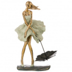 Статуэтка "с зонтом" 21*12*32 см. серия "фьюжн"