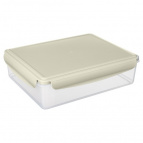 КОНТЕЙНЕР ДЛЯ ПРОДУКТОВ ГЕРМЕТИЧНЫЙ "SMART LOCK" ПРЯМОУГОЛЬНЫЙ 3,7Л (Светло-серый)