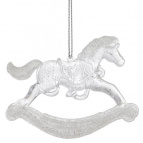 Украшение новогоднее "Лошадка", L8 W0,7 H7 см